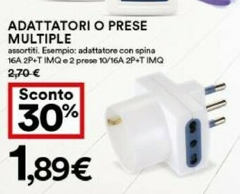 Coop Prese elettriche offerta