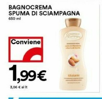 Coop Spuma di Sciampagna Bagnocrema offerta