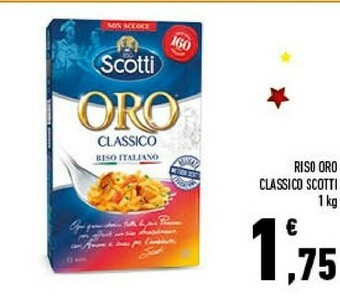 Conad Scotti Riso Oro Classico offerta