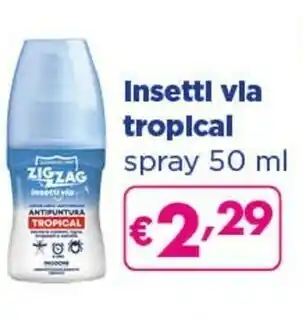 Acqua & Sapone Zig Zag Insetti Via Tropical offerta