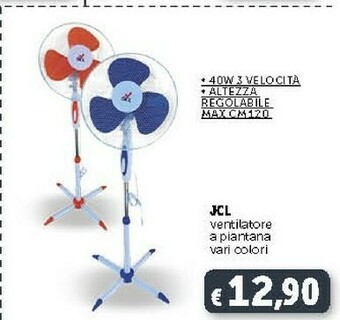 Deco Supermercati Jcl Ventilatore A Piantana offerta