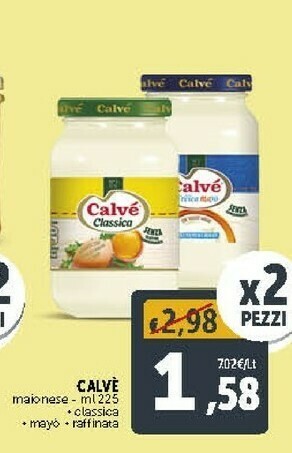 Deco Supermercati Calvè Maionese Raffinata 225 G(ml) offerta