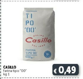 Deco Supermercati Farina Tipo 00 Casillo Farina Tipo 00 Kg 1 offerta
