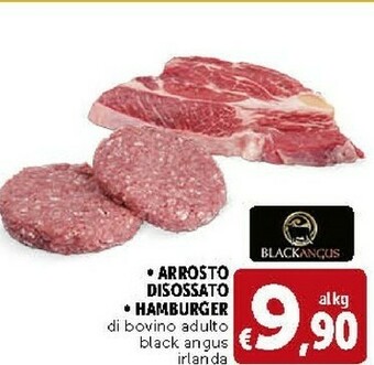 Deco Supermercati Arrosto Disossato/ Hamburger Di Bovino Adulto Black Angus Irlanda offerta