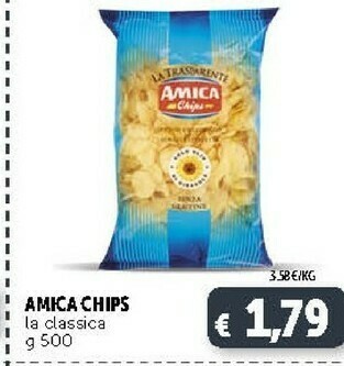 Deco Supermercati Amica chips La Classica 500 G(ml) offerta