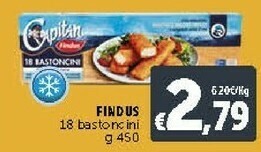 Deco Supermercati Findus Bastoncini offerta