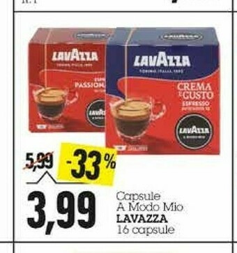 Emi Supermercati Lavazza Cialde caffè offerta