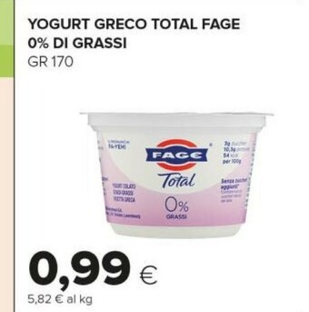 Tigre Fage Yogurt greco offerta