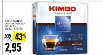 Emi Supermercati Kimbo Caffè offerta