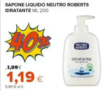 Tigre Neutro Roberts Sapone liquido offerta