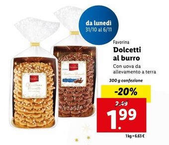 Dolcetti al burro