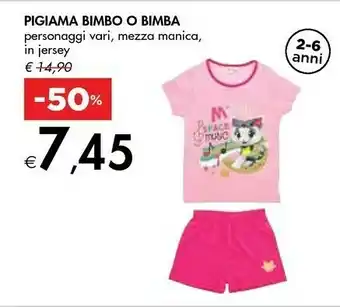 Bennet Pigiama Bimbo offerta