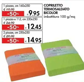 Bennet Copriletto Termosaldato Bicolor offerta
