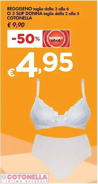 Bennet Cotonella Reggiseno offerta