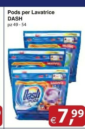 Docks Cash&Carry Dash Detersivo lavatrice offerta