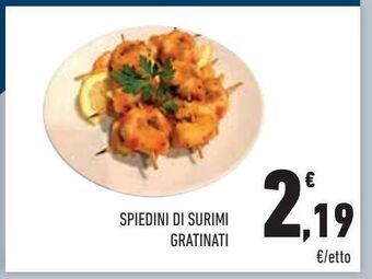 Conad City Spiedini di surimi gratinati offerta