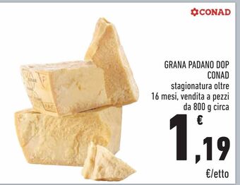 Conad City Grana padano dop conad offerta