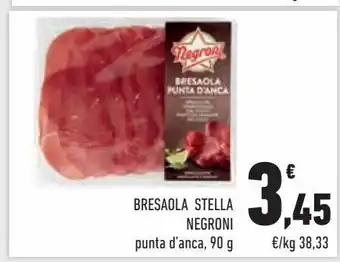Conad City Bresaola stella negroni offerta