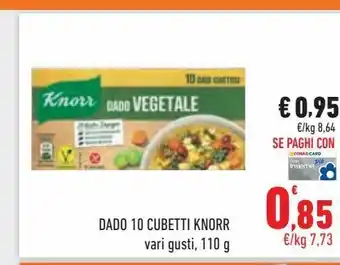 Dado 10 cubetti knorr