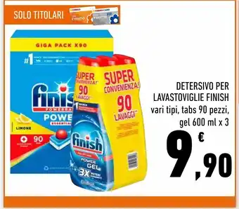 Conad Superstore Detersivo per lavastoviglie finish offerta