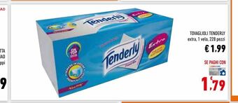 Conad Superstore Tovaglioli tenderly extra 1 velo 228 pezzi offerta