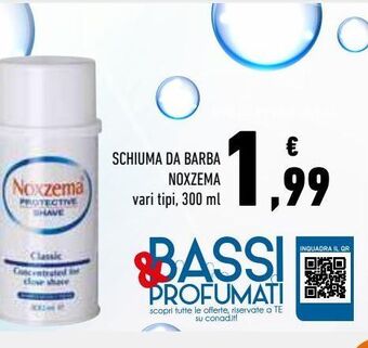 Conad Superstore Schiuma da barba noxzema 300 ml offerta