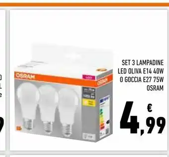 Conad Superstore Lampade osram offerta