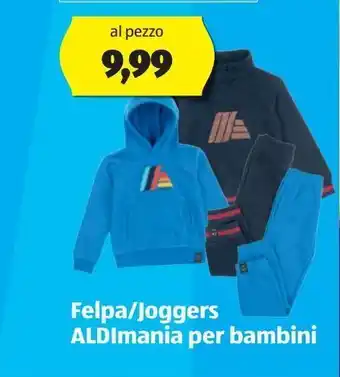 ALDI Felpa/joggers aldimania per bambini offerta
