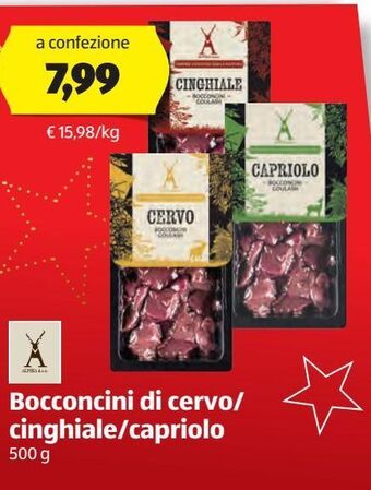 Bocconcini di cervo/cinghiale/capriolo