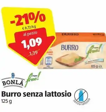 ALDI Burro senza lattosio offerta
