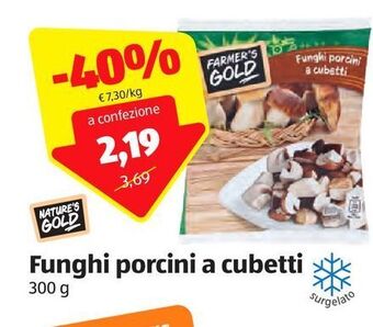 Funghi porcini a cubetti