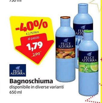ALDI Bagnoschiuma offerta