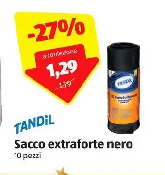 ALDI Sacco extraforte nero offerta