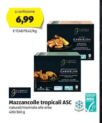 ALDI Mazzancolle tropicali asc offerta
