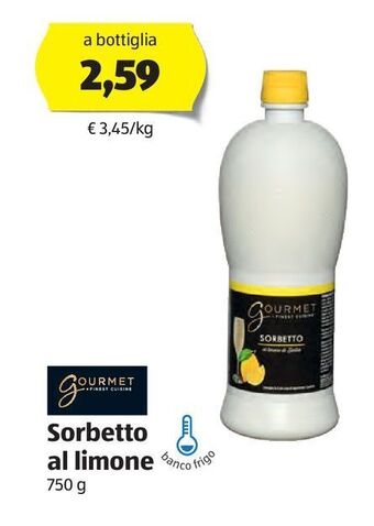 Sorbetto al limone