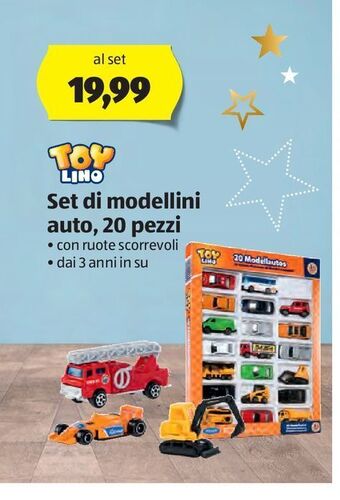 ALDI Set di modellini auto, 20 pezzi offerta