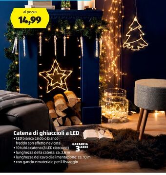 ALDI Catena di ghiaccioli a led offerta