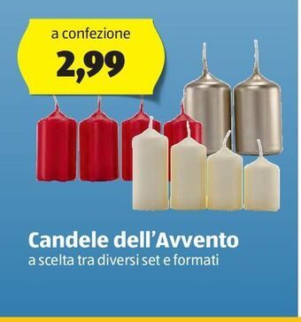 ALDI Candele dell'avvento offerta