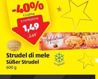ALDI Strudel di mele offerta