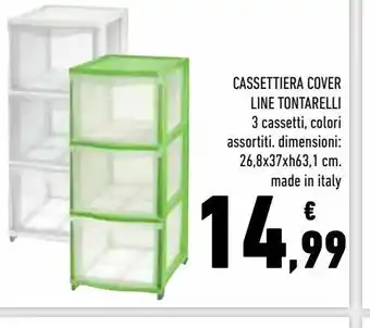 Conad Superstore Cassettiera cover line tontarelli offerta