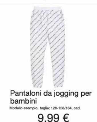 KiK Pantaloni da jogging per bambini offerta