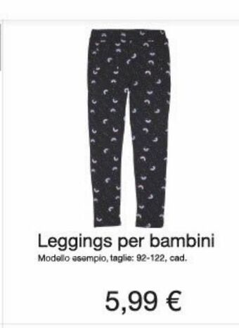 KiK Leggings bambina offerta