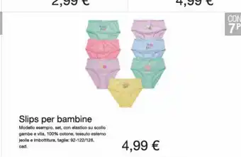 KiK Slip bambino offerta