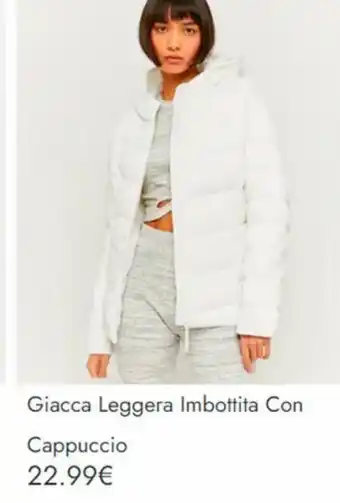 Giacca leggera imbottita con cappuccio