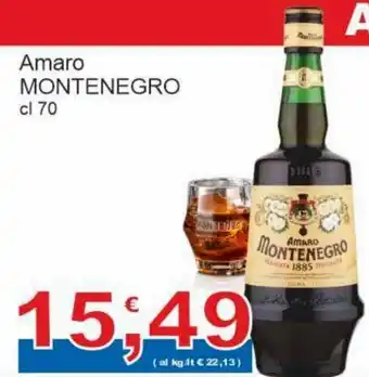 Sidis Montenegro Amaro 70 cl offerta