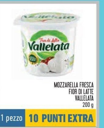 Conad Vallelata Mozzarella Fresca Fior di Latte 200 g offerta