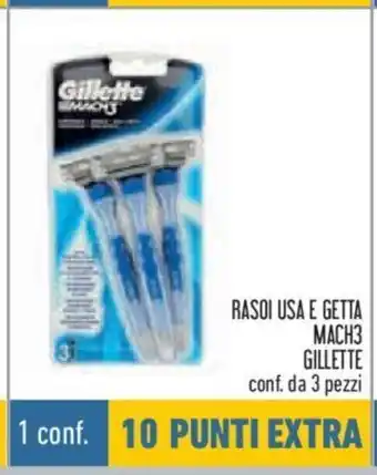 Gillette Rasoi Usa E Getta Mach3 conf. da 3 pezzi