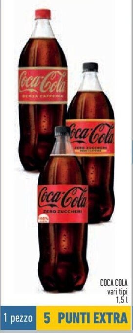 Conad Coca Cola vari tipi 1,5 L offerta