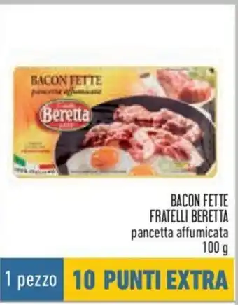Conad Bacon Fette Fratelli Beretta pancetta affumicata `00 g offerta
