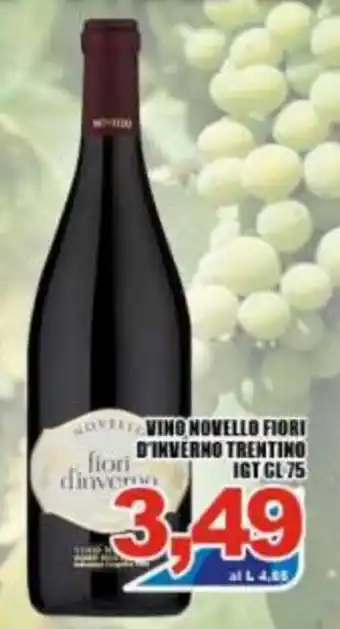 Gros Vino Novello Fiori D'Inverno Trentino IGT 75 cl offerta